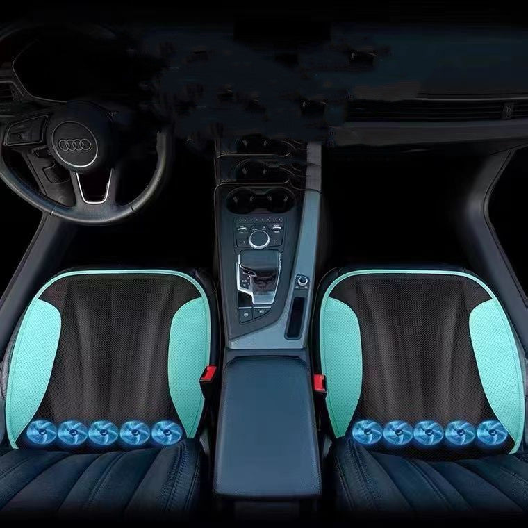 Ventilated cooling seat cushions fitted to both front seats
