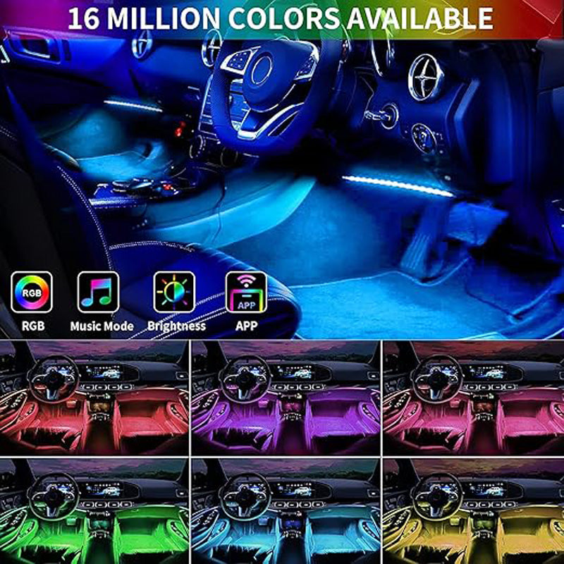 GlowRide RGB Interior LED Strip Kit