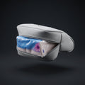 Console armrest cover with tissue box and cup holders