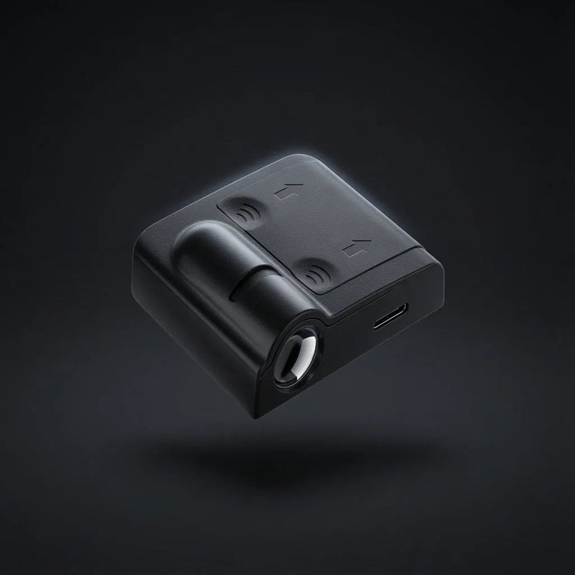 Wireless car door welcome projectors, two pack