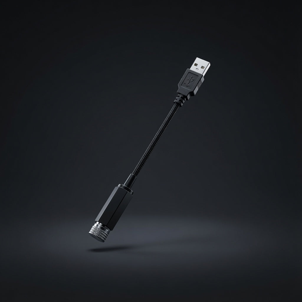 MiniStar compact roof starfield light, USB gooseneck projector