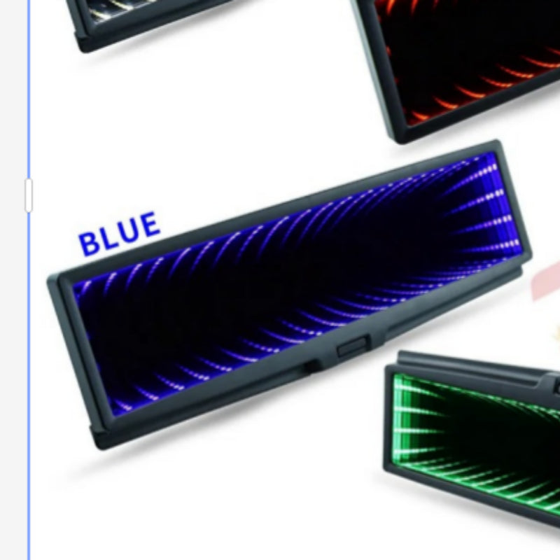 Clip-On Rearview Mirror with Ambient Glo