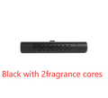 ClipScent vent air freshener in black with 2 scent cores