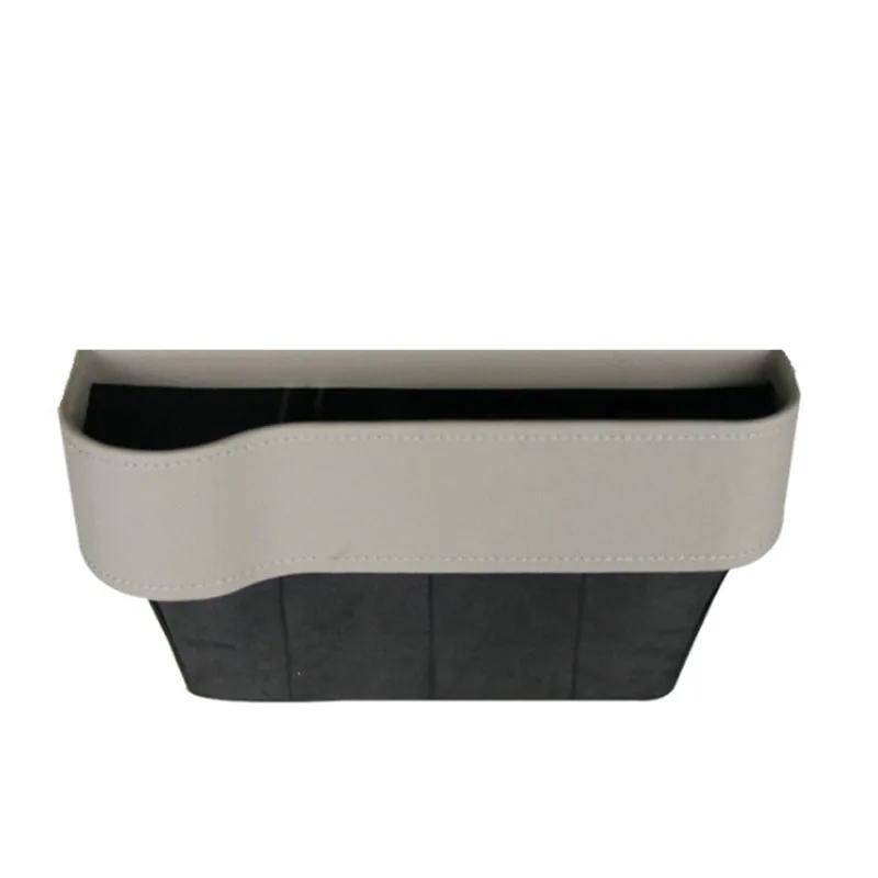 GapVault seat side storage box in grey, driver side single unit