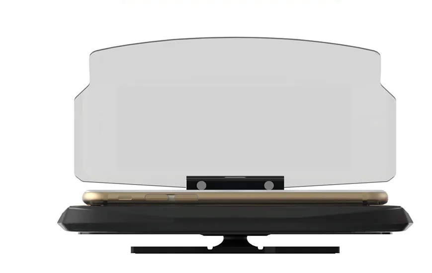 GhostDash heads-up display projector in black with 3M adhesive pad