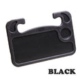 Car steering wheel desk tray in black