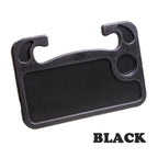 Car steering wheel desk tray in black