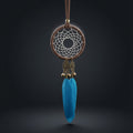Plume hanging feather charm