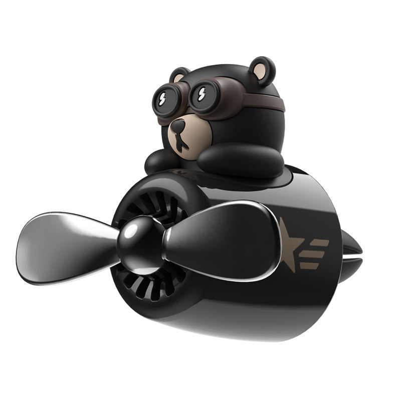 AviatorBear vent aromatherapy set, bear pilot car air freshener