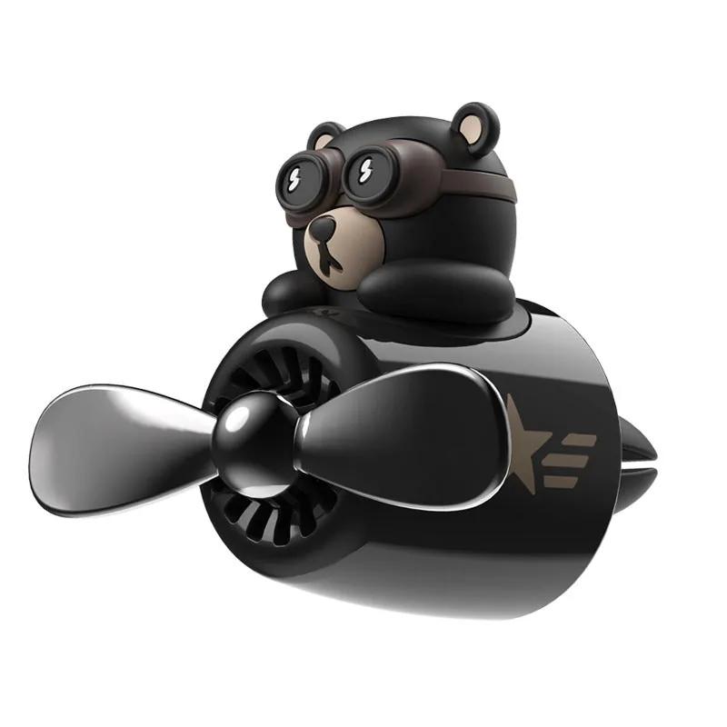 AviatorBear vent aromatherapy set, bear pilot car air freshener