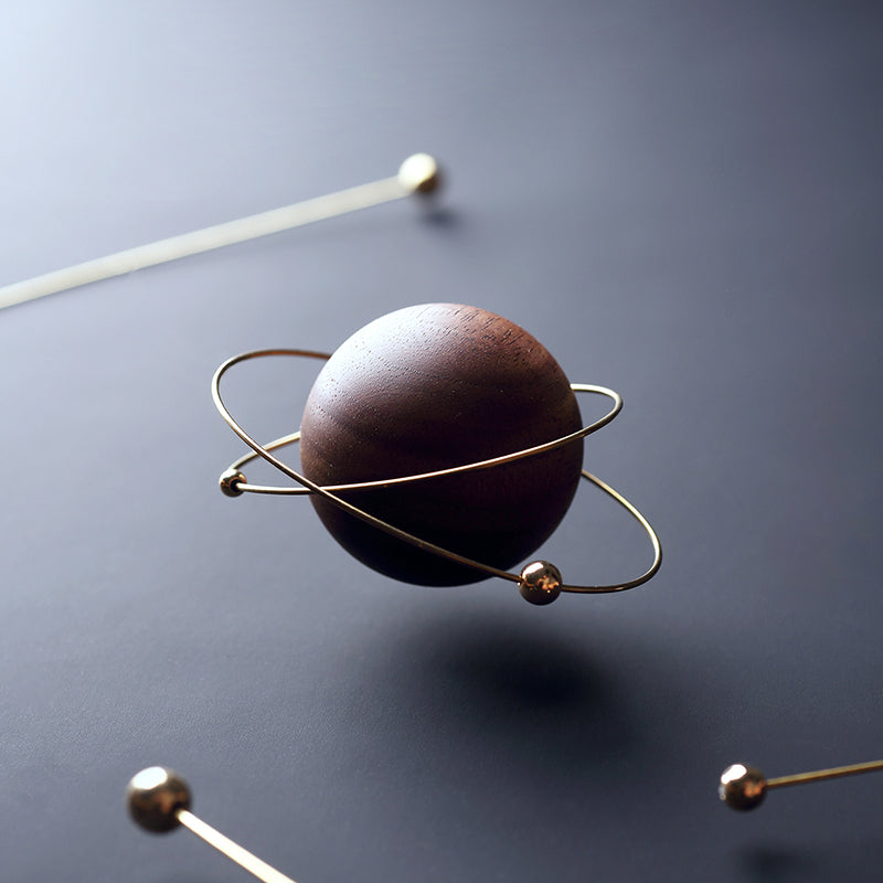 Asteroid Wood Diffuser Set