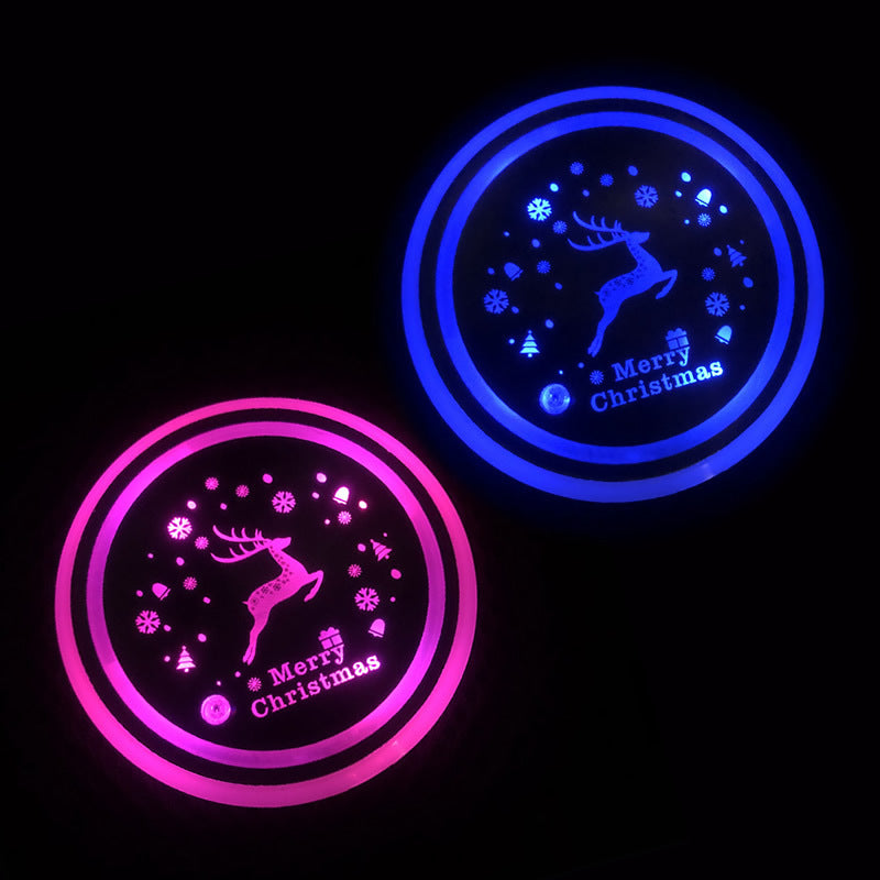 GlowMat Luminous Coaster Set