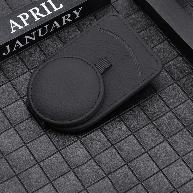 ShadeHook sunglasses holder clipped to a car sun visor