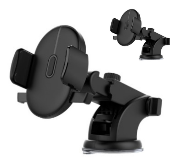 MagStalk telescopic magnetic dashboard phone mount holding a phone