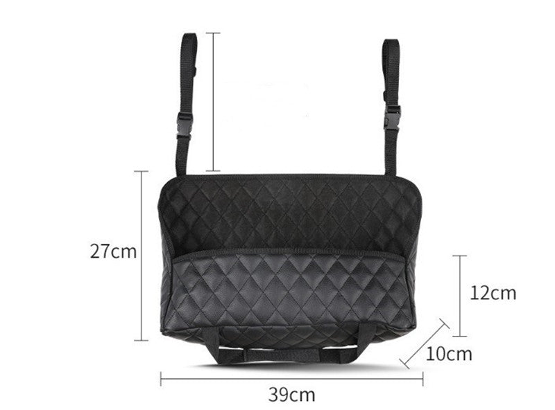 Measurements of the storage net: 39 cm wide, 27 cm tall, 12 cm deep