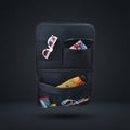 TrayBack seat organizer with fold-out table