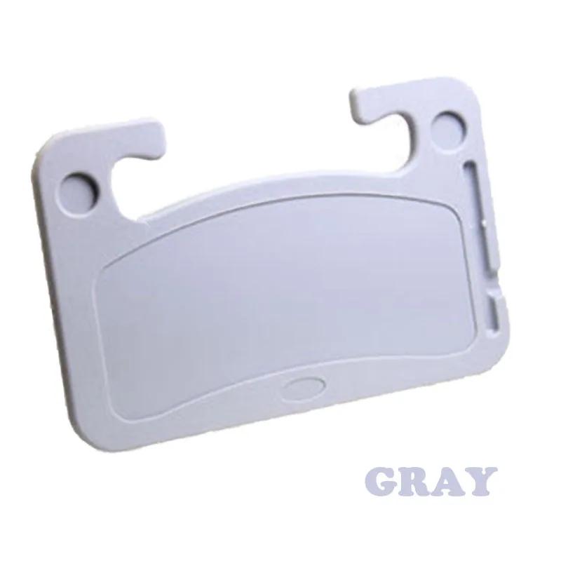 Car steering wheel desk tray in grey