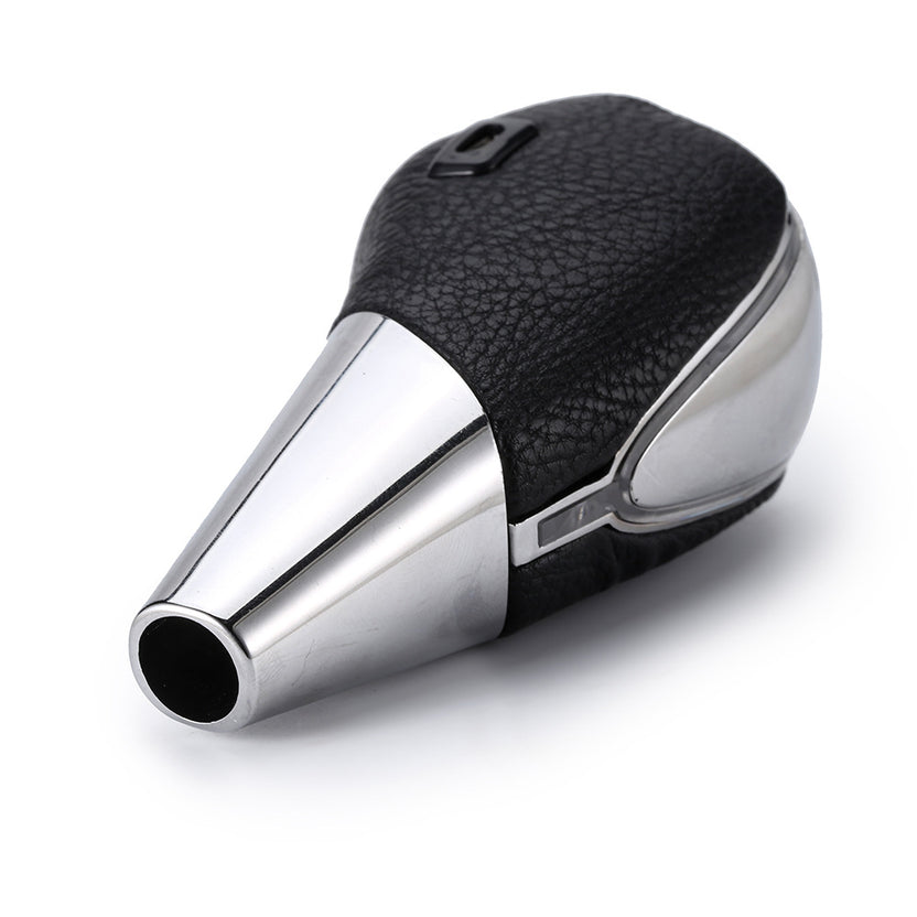 Leather and chrome LED gear shift knob, unlit