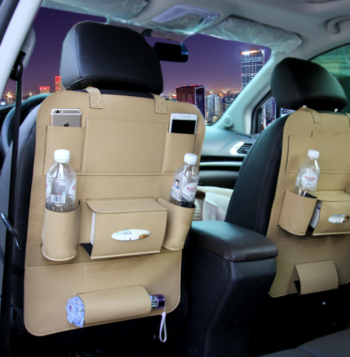 CaddyLux Leather Seat Organizer