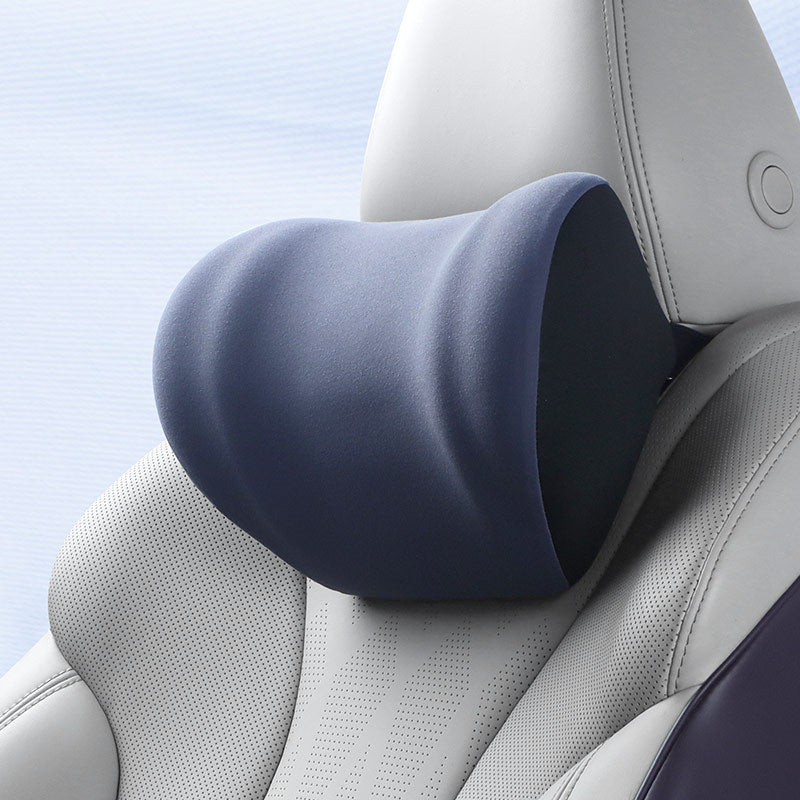 HeadHalo Memory Foam Car Neck Pillow in blue