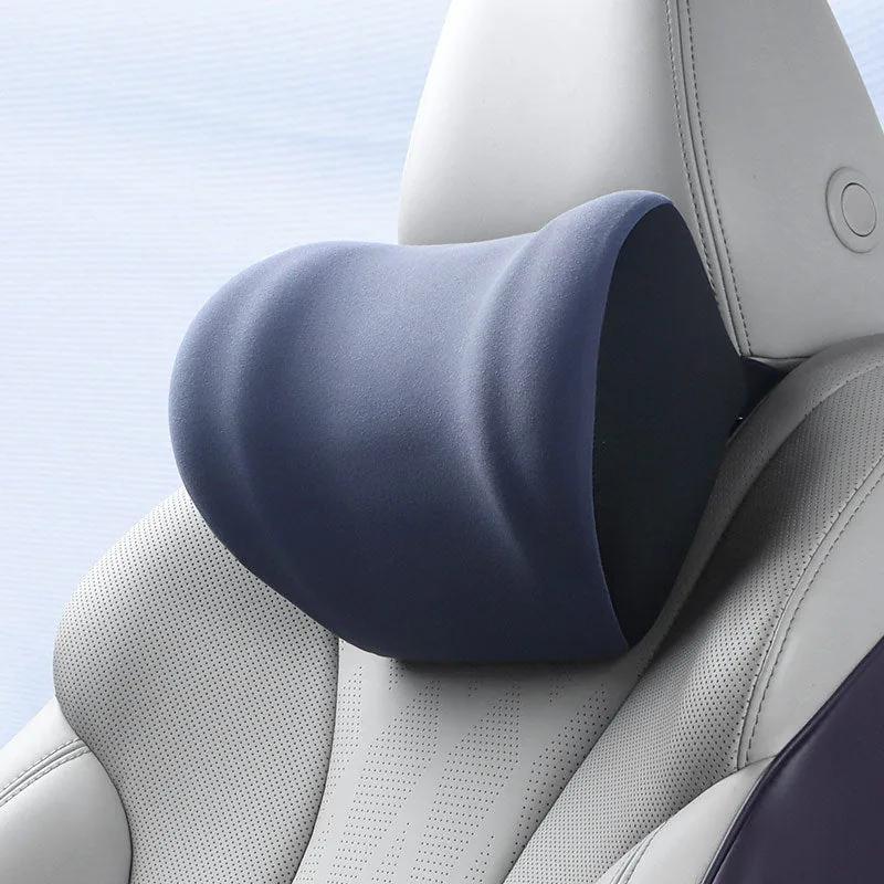 HeadHalo Memory Foam Car Neck Pillow in blue