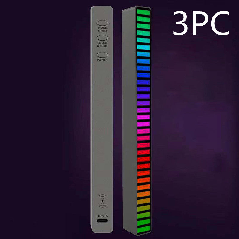 PulseGlow Sound-Reactive RGB Light — 32 LED