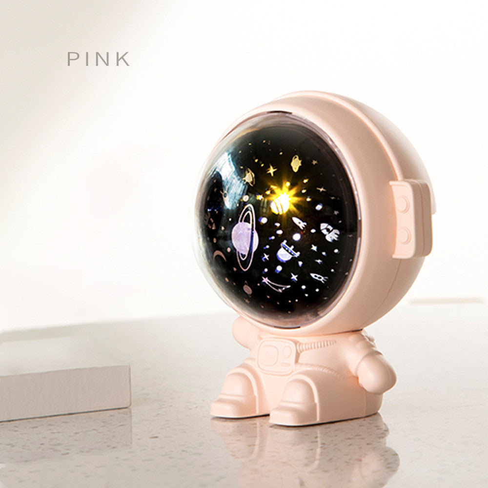 NightSky astronaut galaxy projector in pink