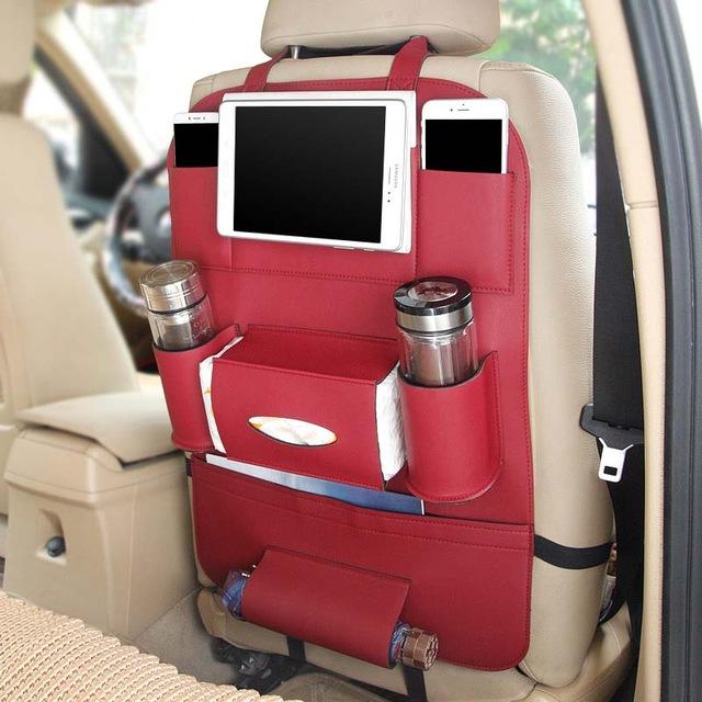CaddyLux Leather Seat Organizer