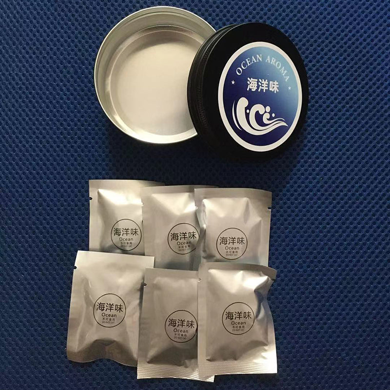 AviatorBear vent aromatherapy set — six ocean scent tablets