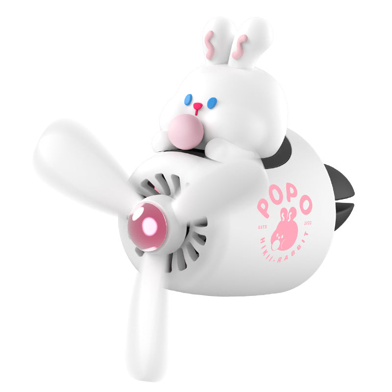 AviatorBear vent aromatherapy set — white rabbit pilot