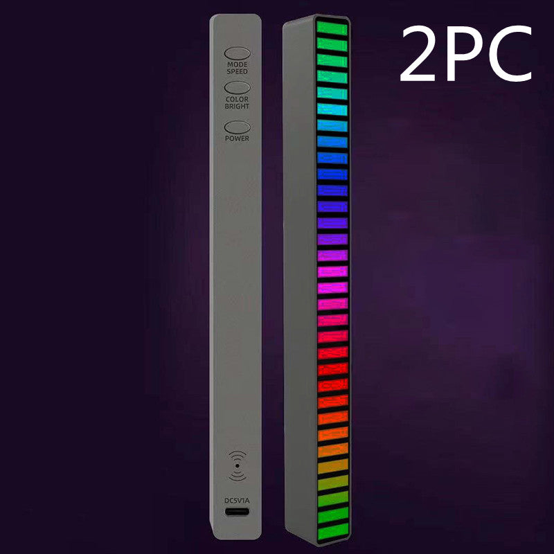 PulseGlow Sound-Reactive RGB Light — 32 LED