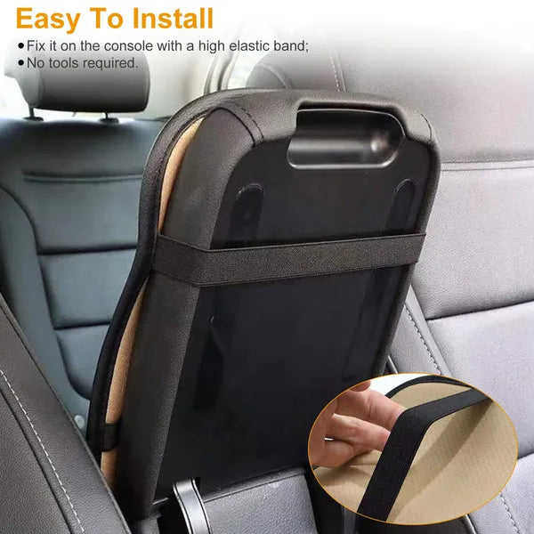 PU Leather Center Console Armrest Cover