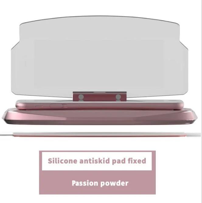 GhostDash heads-up display projector in pink