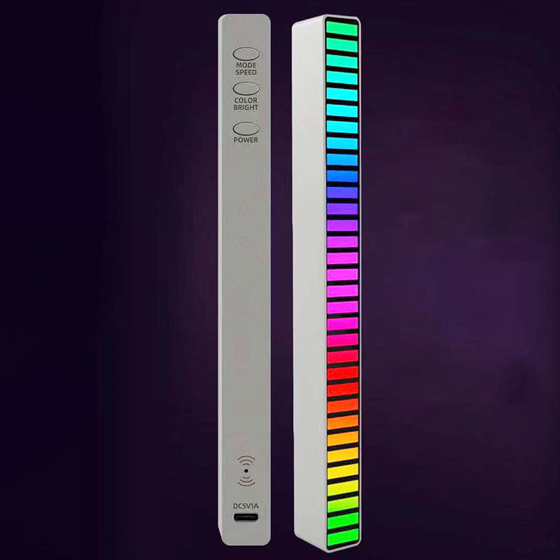 PulseGlow Sound-Reactive RGB Light — 32 LED