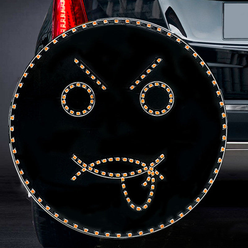 Rear Window LED Smiley Light