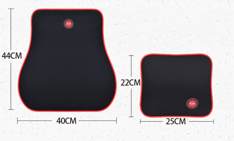 CloudRest Memory Foam Headrest & Lumbar Pillow
