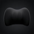 Memory foam car neck pillow in black