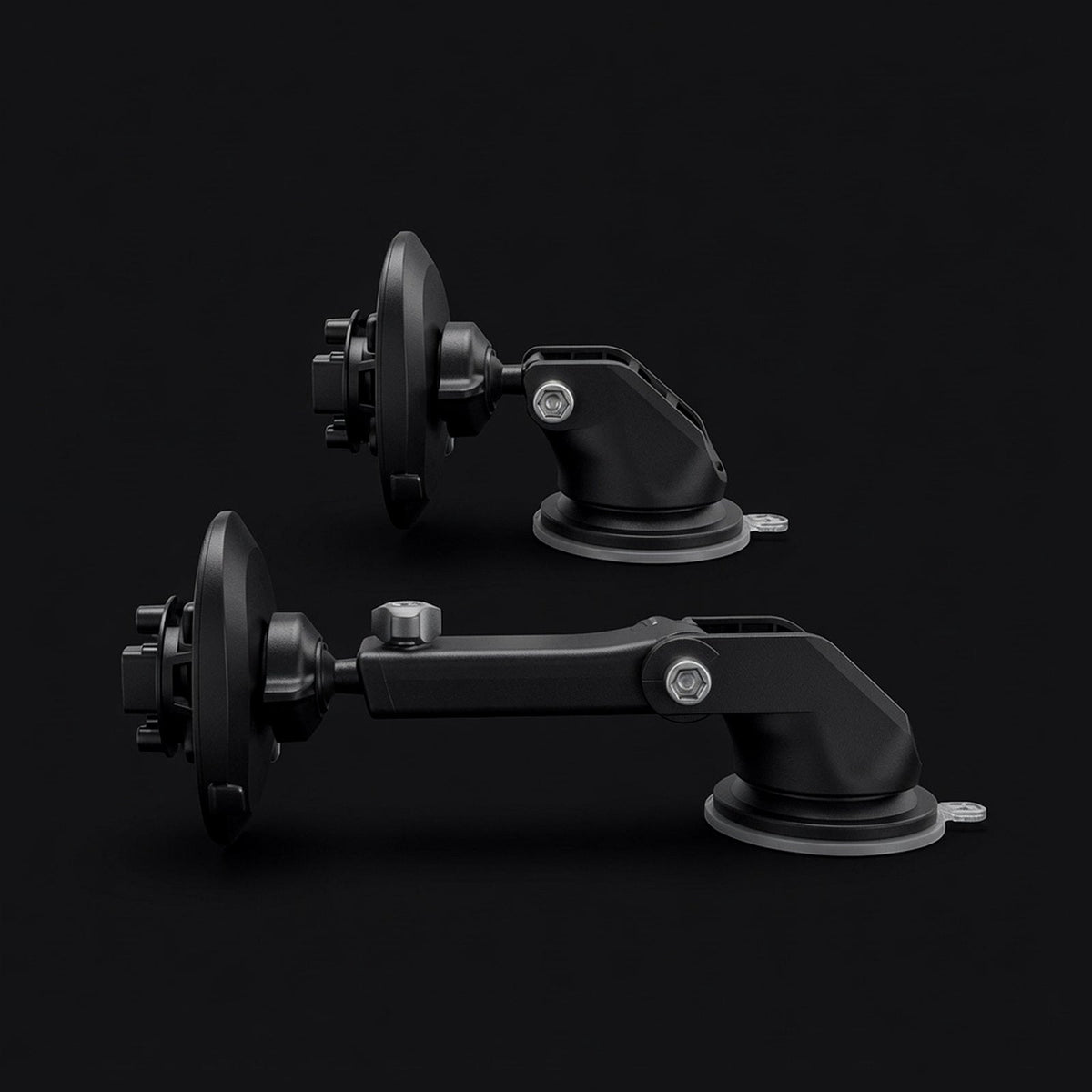 MagStalk telescopic phone mount on a car dashboard
