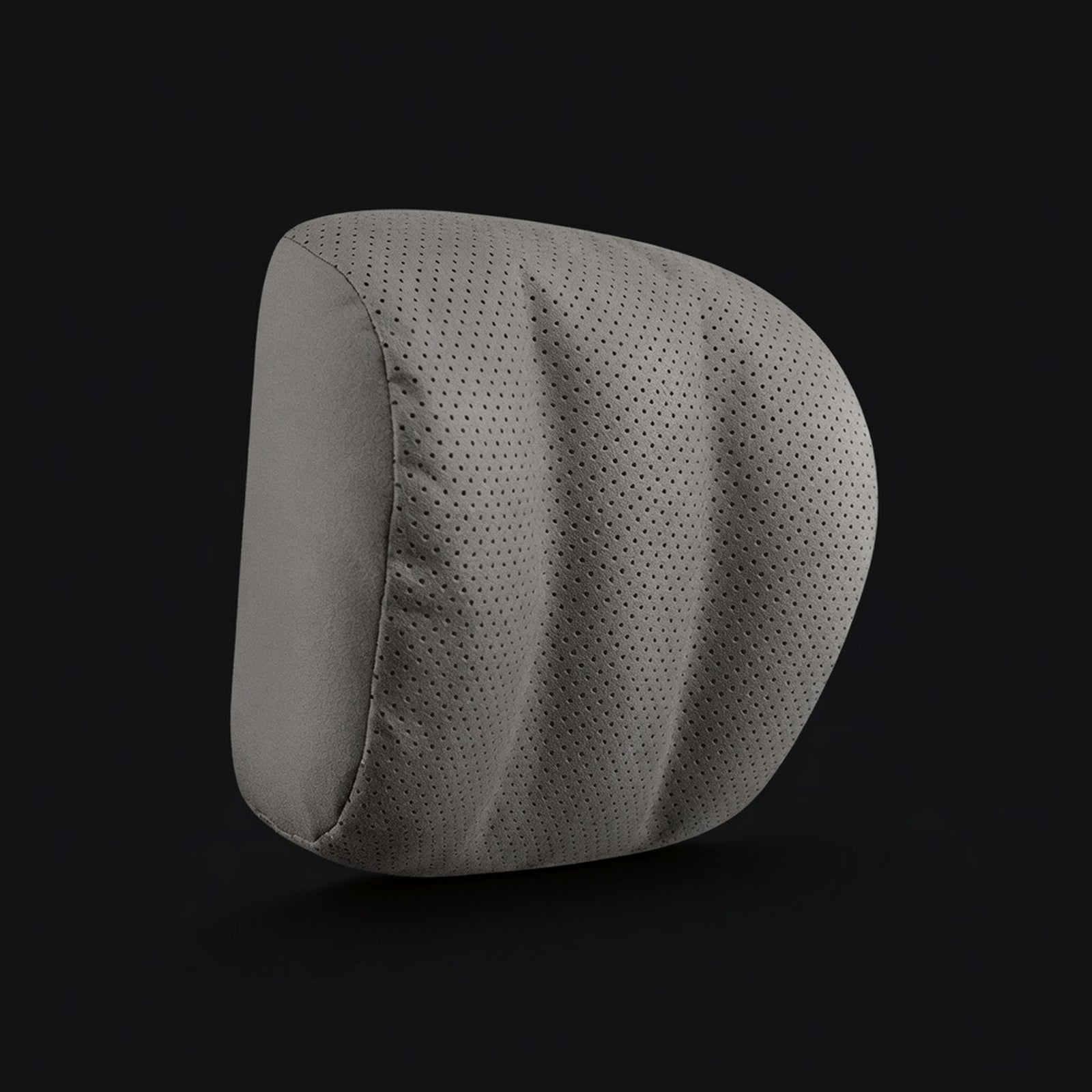 Car headrest cushion fitted to a car seat headrest