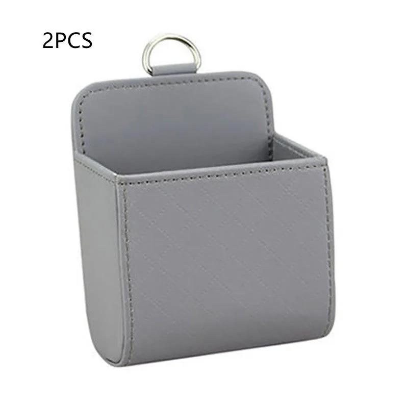 VentPocket hanging storage bags, two-pack in grey