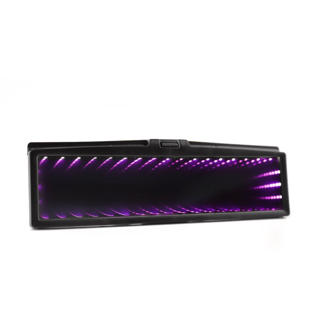 Clip-On Rearview Mirror with Ambient Glo