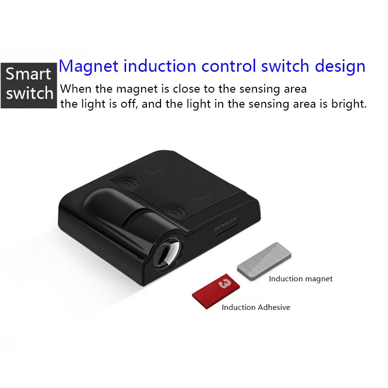 HaloStep Wireless Door Welcome Projectors — 2 Pack