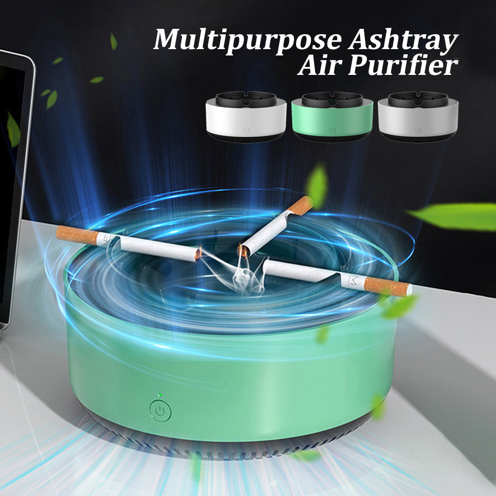 PureTray anion smokeless ashtray with active smoke extraction