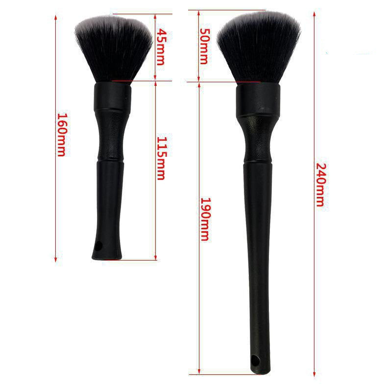 Car Detailing Brush — mm dimension diagram of the large (240 mm) and small (160 mm) brush sizes