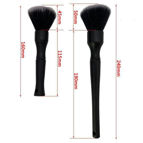 Car Detailing Brush — mm dimension diagram of the large (240 mm) and small (160 mm) brush sizes