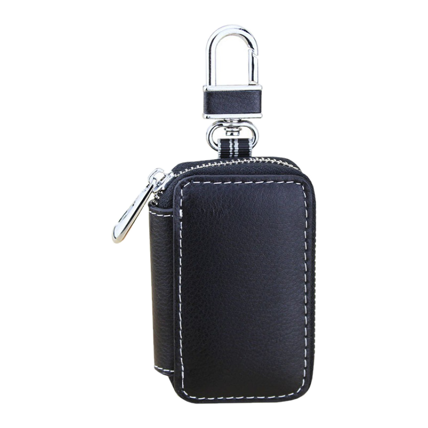 Cowhide leather car key bag