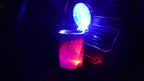 Car Ashtray with LED Light Ring – Sealed Lid, Cup Holder Size
