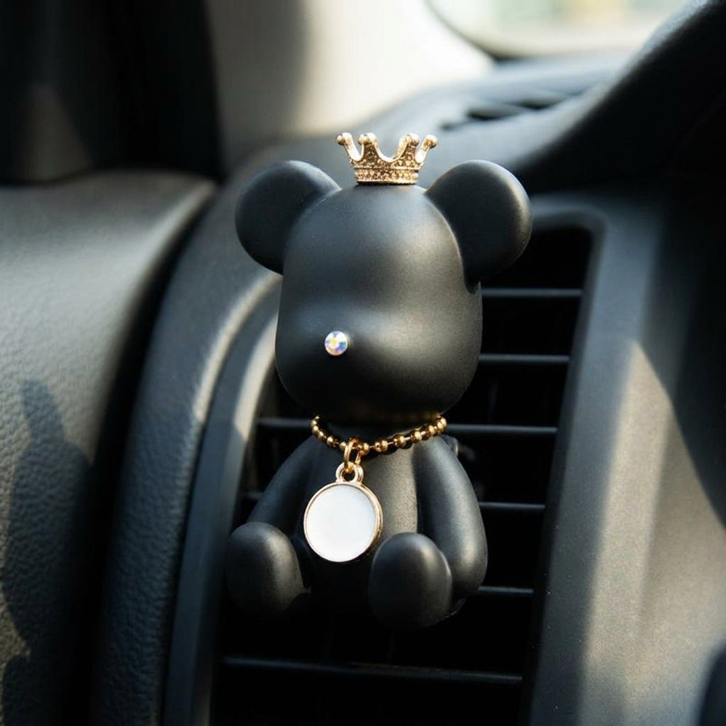VentBear Car Air Outlet Fragrance Clip - in use
